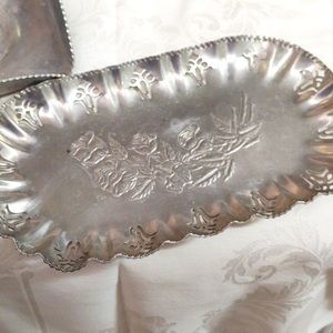 Beautiful hammered serving tray